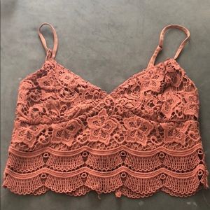 Kendal and Kylie crocheted top
